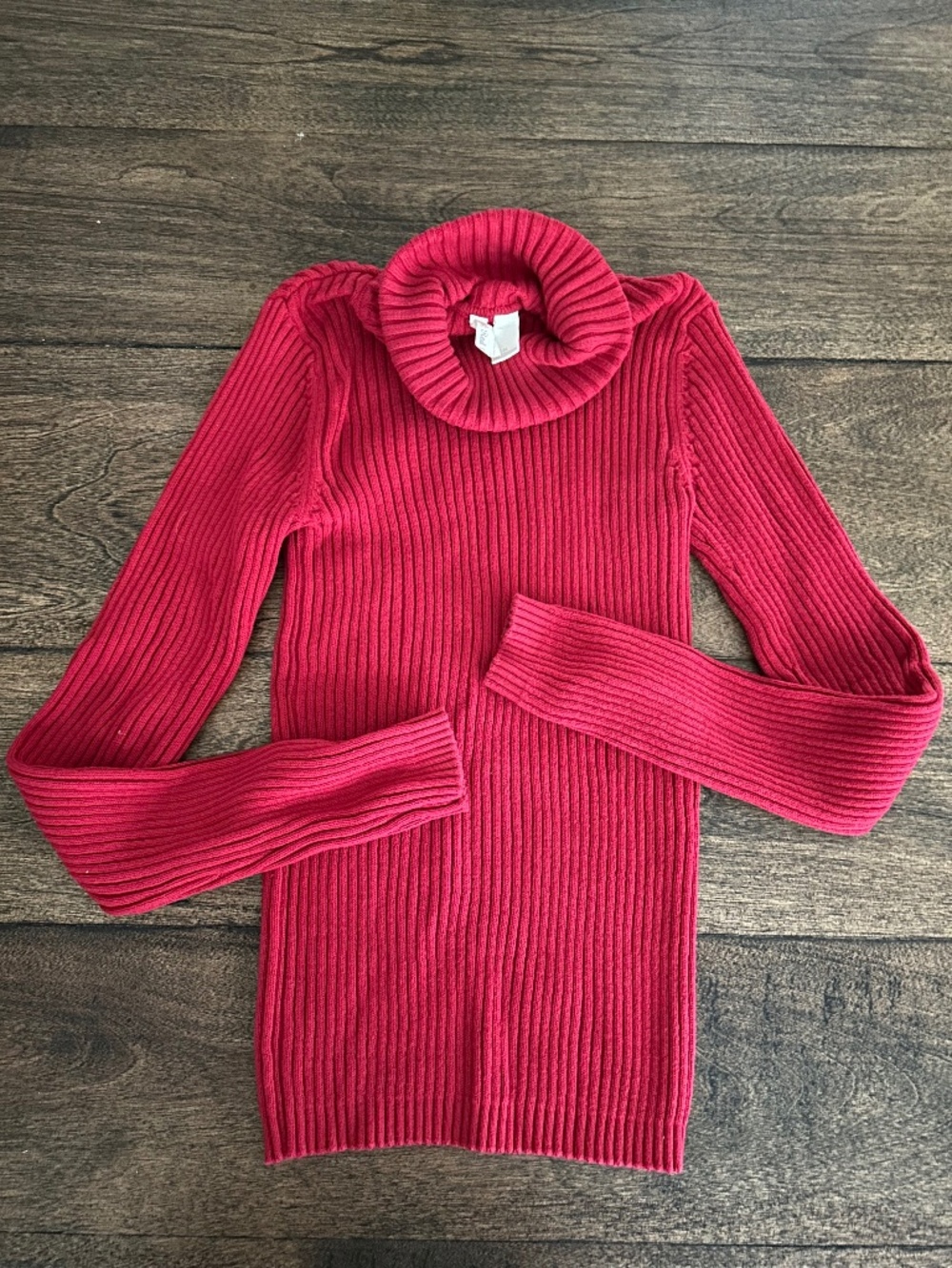 Women’s Red Camel burgundy knit sweater